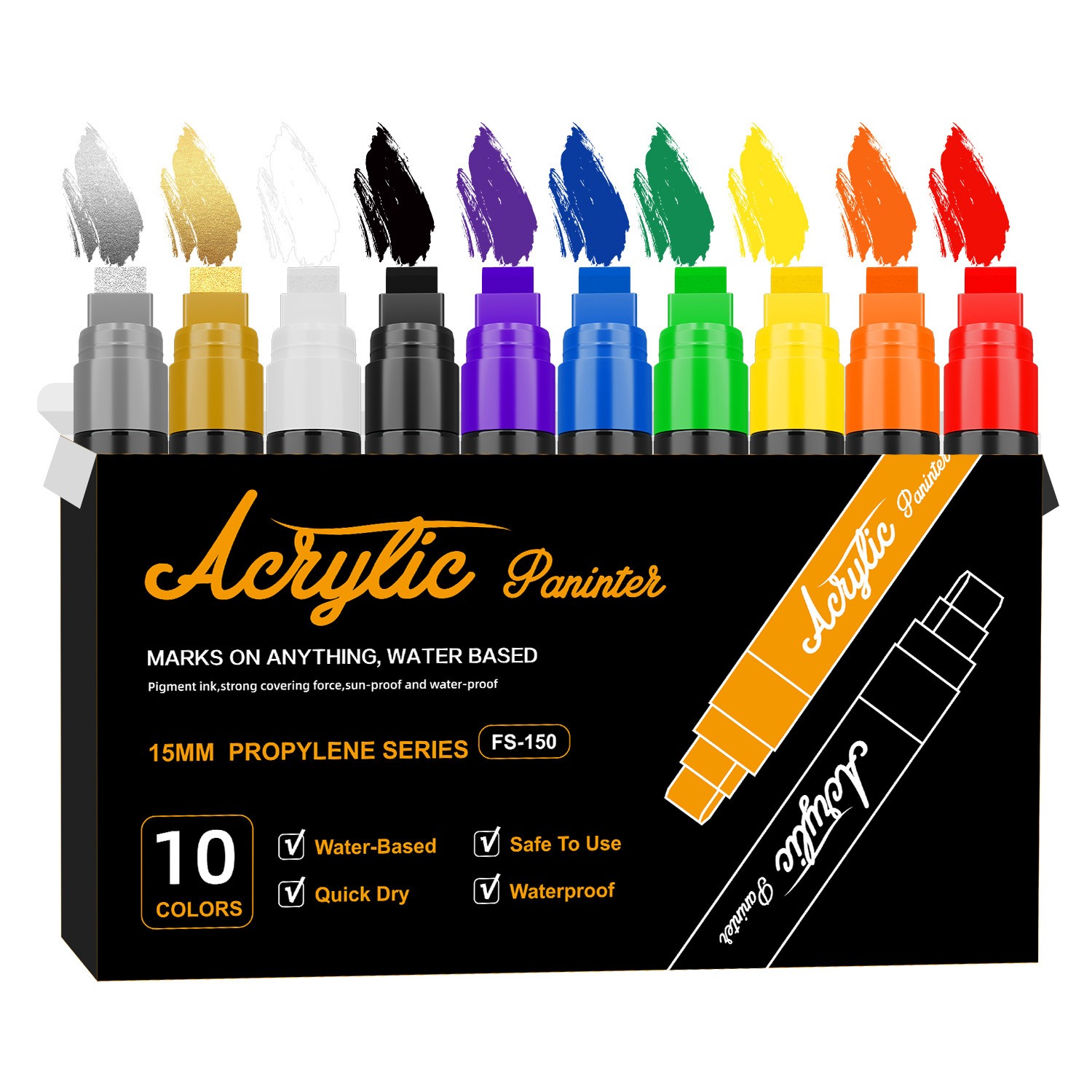 Art Craft Jumbo - 10 Warna Spidol Jumbo 15Mm Jumbo