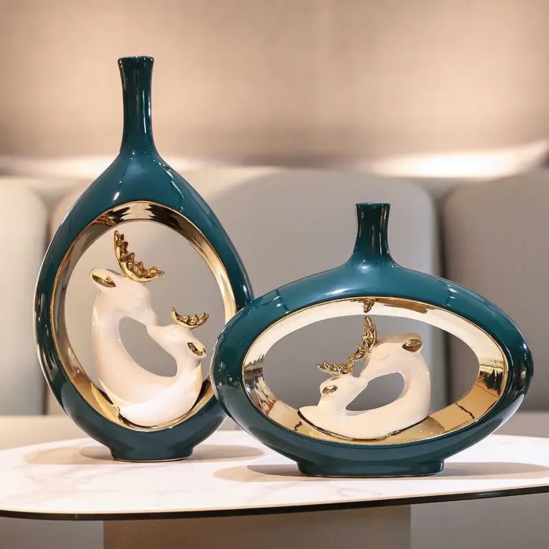 Art Craft Vase - Patung-patung Dekoratif Rumah Kreatif Vas Ornamen