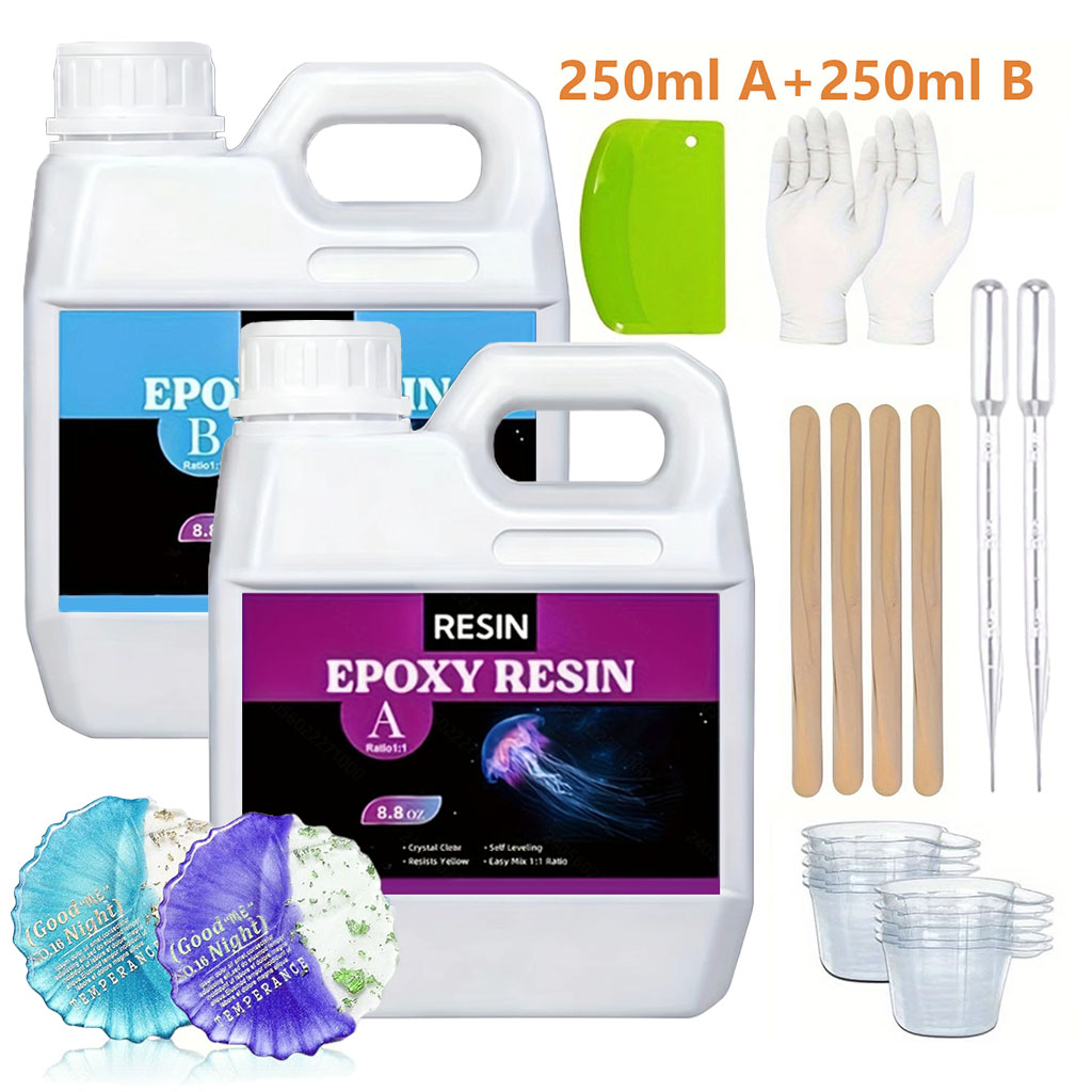 The Art And Craft Of Jewelry - 125ml/250ml Kit Resin Tuang Kristal Jernih