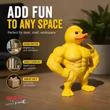 Art Craft Duck - Patung Bebek Berotot - Dekorasi Gym