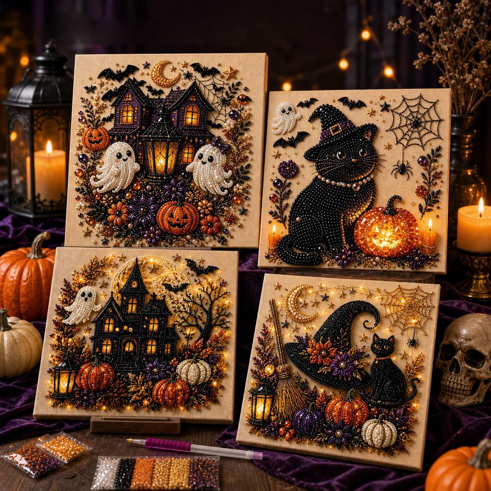 Art Craft Things - Kit Seni Mutiara 3D Hantu &