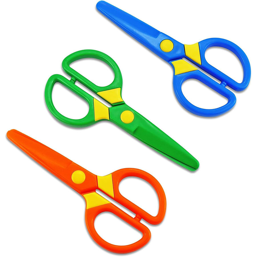 Art Craft For Preschool - Gunting Plastik Pengaman Ujung Tumpul untuk