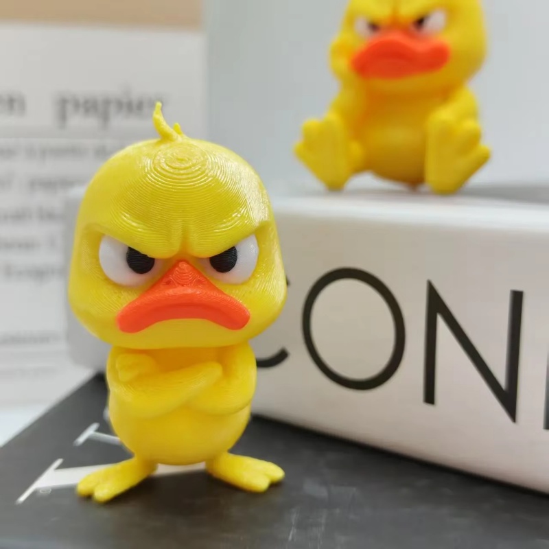 Art Craft Duck - Patung Bebek Kuning Marah 3D Printing,