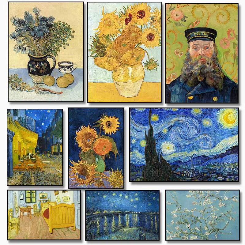 Art Portfolio Bag - Lukisan Berlian Seniman Terkenal Vincent Van