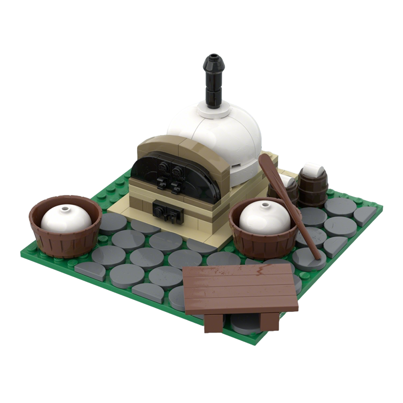 Art Craft Bakery - 115pcs MOC Blok Bangunan Model Toko