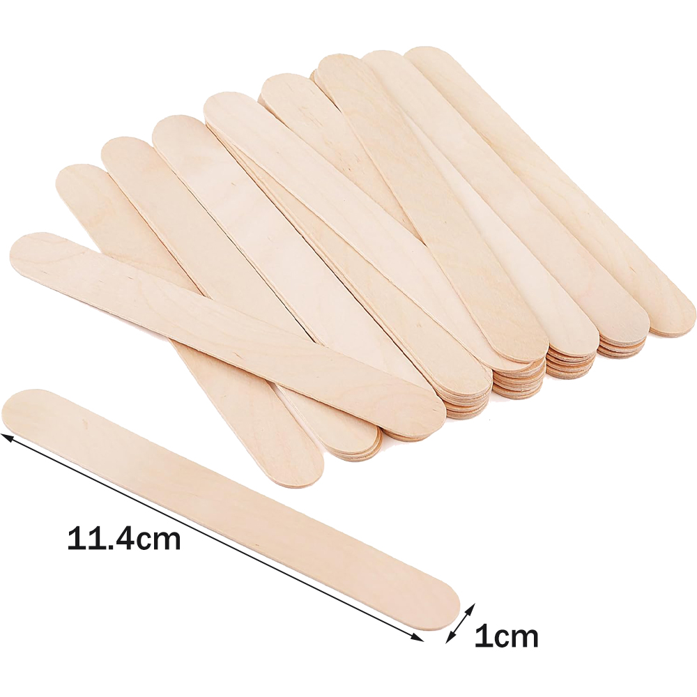 Art Craft Jumbo - 50pcs 11.4cm Tongkat Kayu Alami Jumbo