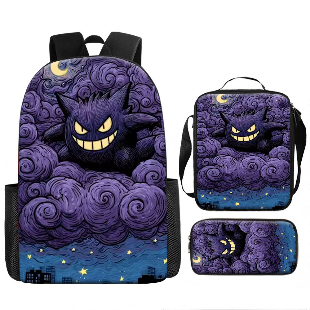 Art Portfolio Bag - Tas Anak-anak, Pokémon, Gengar 3 Buah