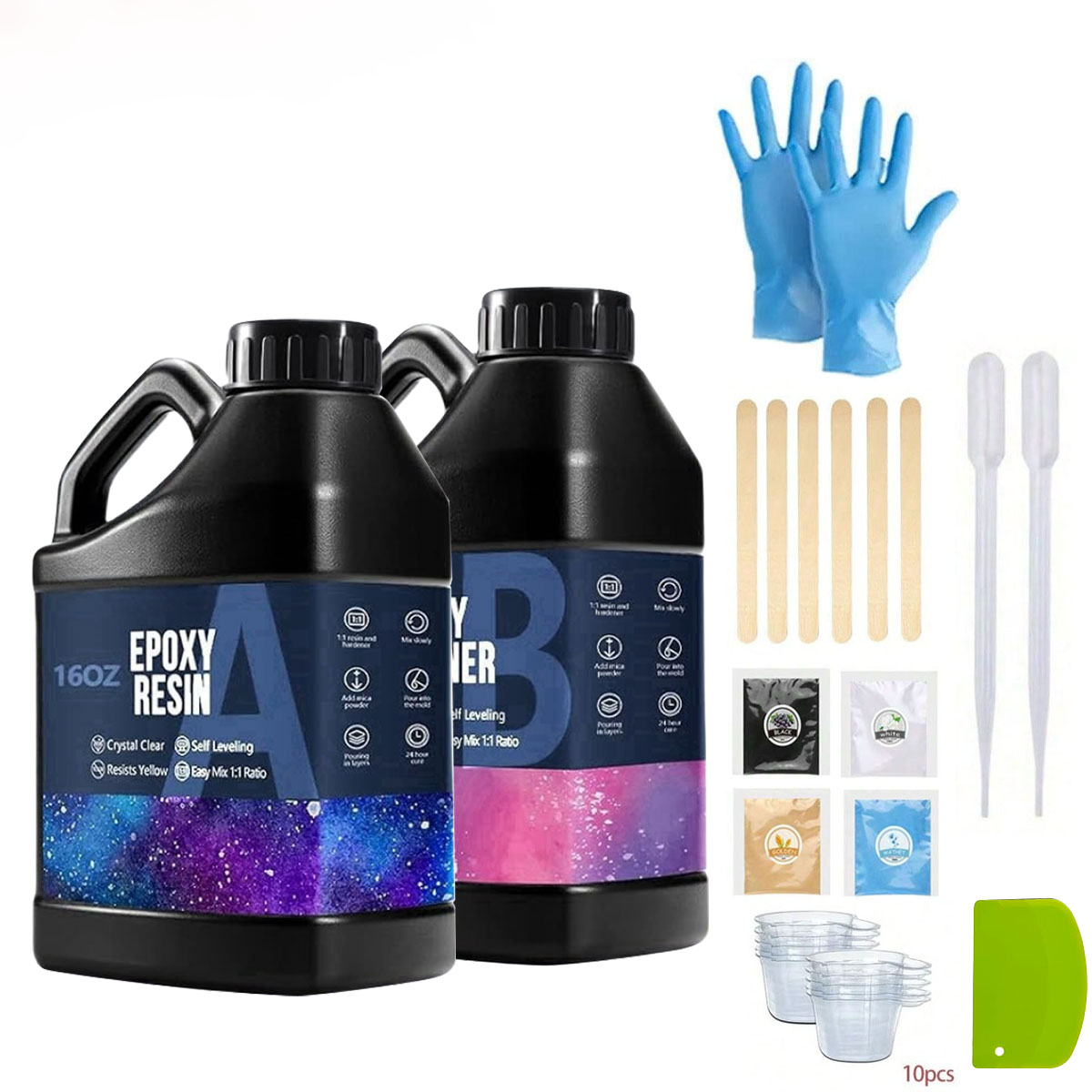 The Art And Craft Of Jewelry - 1000ml Kit Resin Epoksi Kristal Jernih