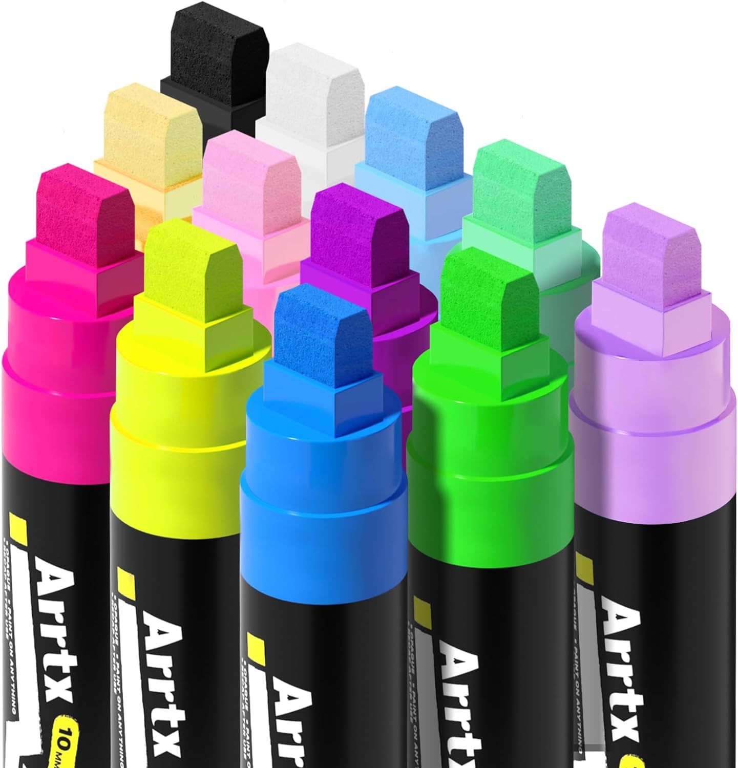 Art Craft Jumbo - Arrtx spidol cat akrilik, 10mm spidol