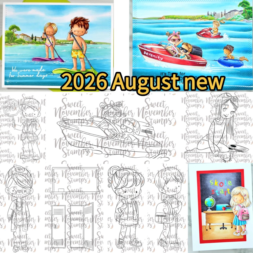 Rubber Stamp Blank - 2026 Mei, Stempel Silikon Transparan Bingkai