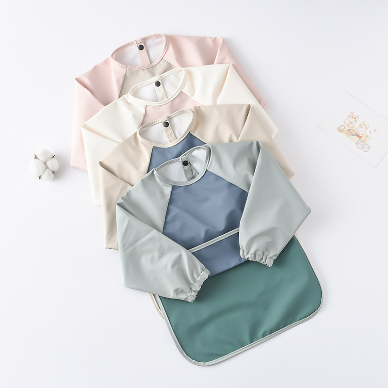 Celemek PU lengan panjang bayi - Art Craft For 3 Year Old ulasan dan harga