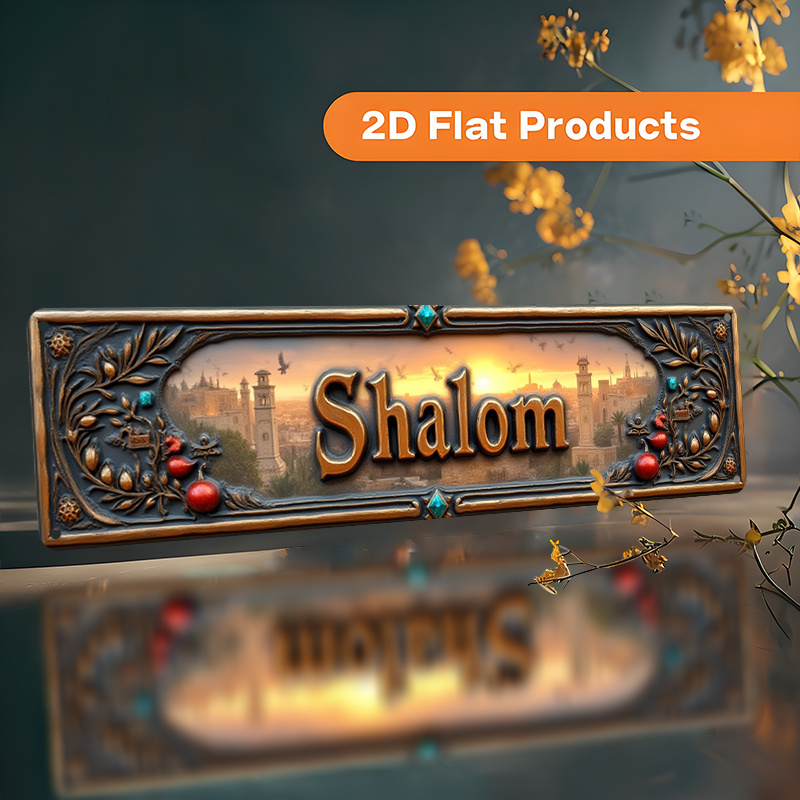 CIFBUY Vintage Shalom Hebrew A - Art & Craft Hari Raya ulasan dan harga