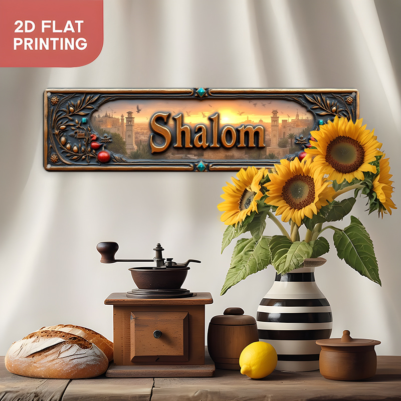 CIFBUY Vintage Shalom Hebrew A - Art & Craft Hari Raya ulasan dan harga