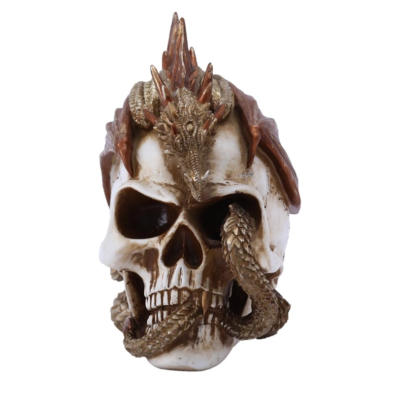 Patung Resin Naga Tengkorak -  - Art Craft Bar ulasan dan harga