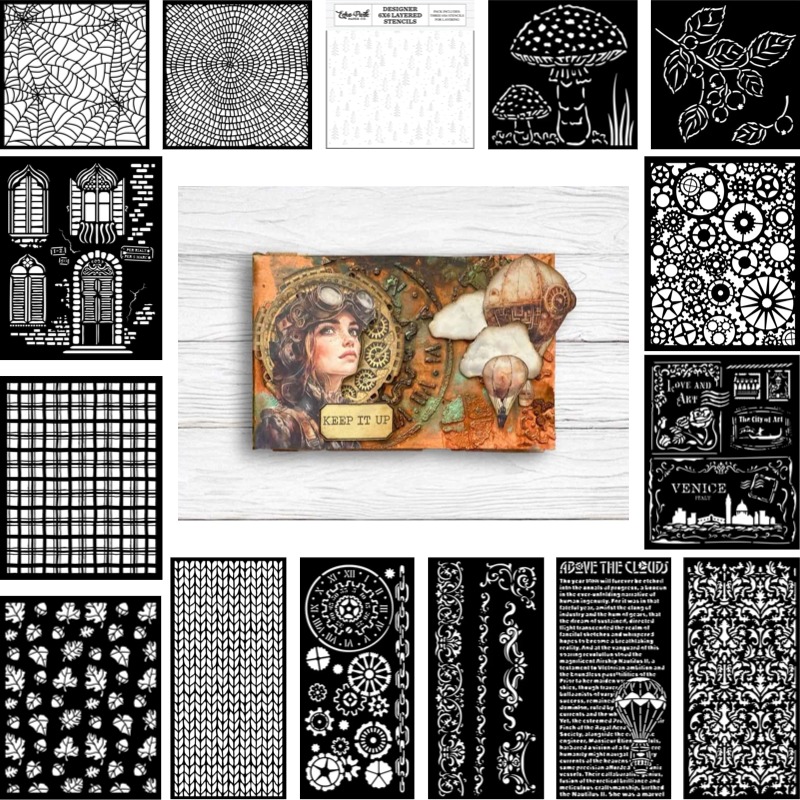 Kartu Jendela Kota Seni Venesi - Art Craft Umbrella ulasan dan harga
