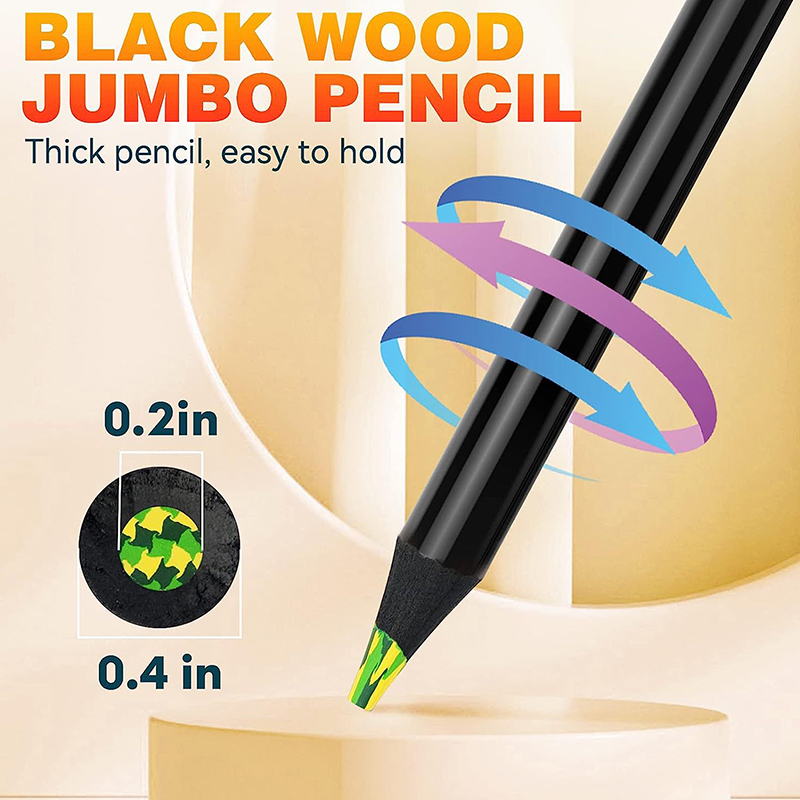 Pensil multiwarna gradien pela - Art Craft Jumbo ulasan dan harga