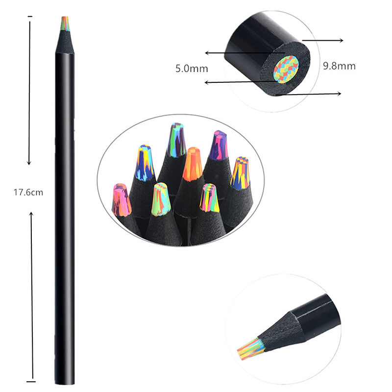 Pensil multiwarna gradien pela - Art Craft Jumbo ulasan dan harga