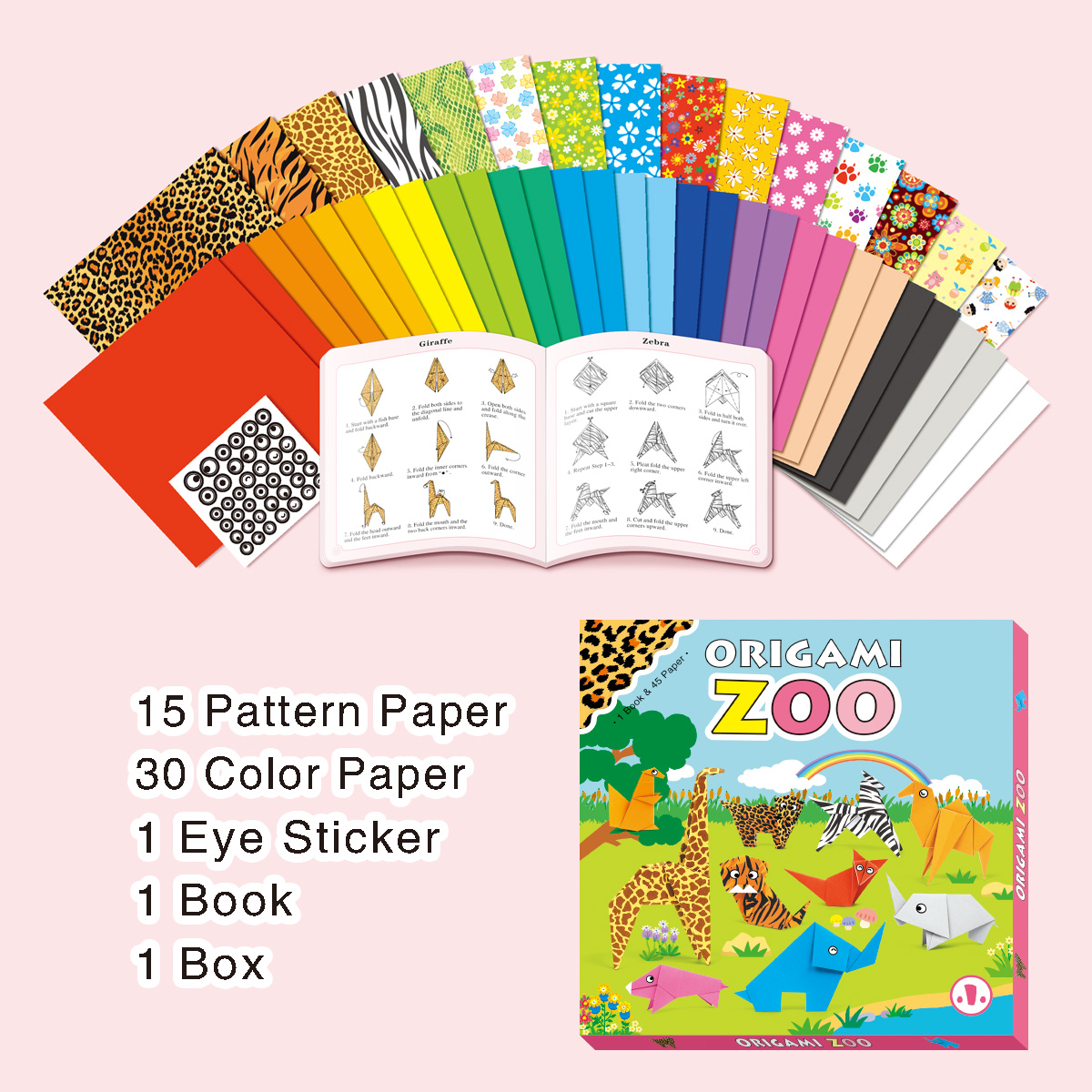 Perlengkapan Kerajinan Origami - Art Craft Zoo ulasan dan harga