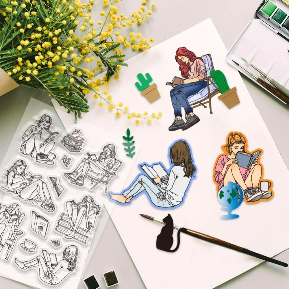 Wanita dan Buku Stempel Bening - Rubber Stamp Blank ulasan dan harga