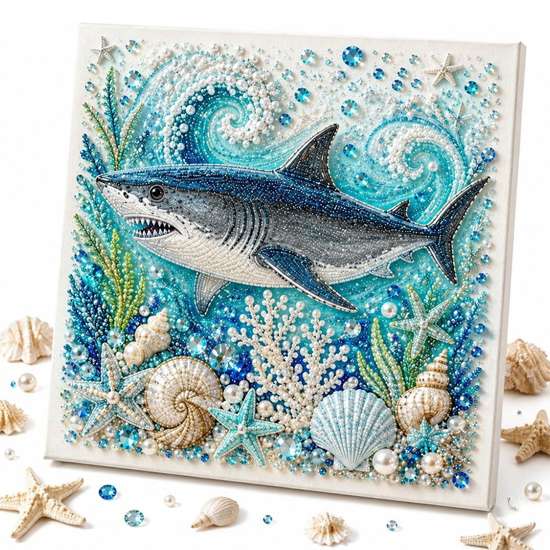 Kit Seni Mutiara Bertema Laut  - Art Craft Things ulasan dan harga