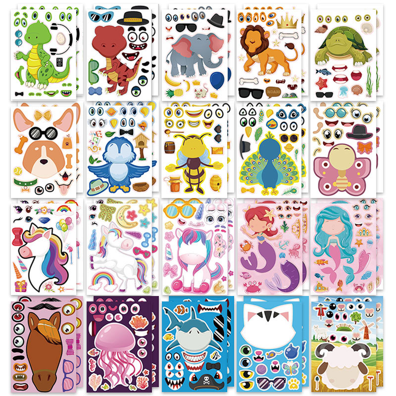12/24 lembar membuat wajah sti - Art Craft Zoo ulasan dan harga