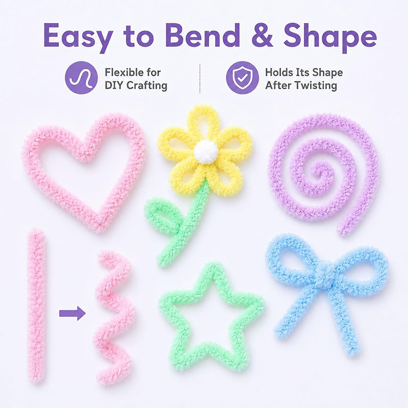 100CM 20MM Jumbo Plush Pipe Cl - Art Craft Jumbo ulasan dan harga