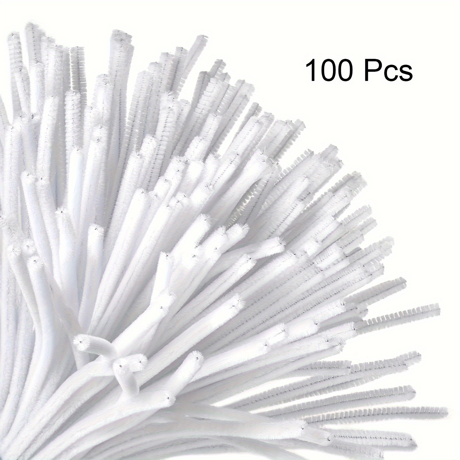 100 buah pembersih pipa putih, - Art Craft Things ulasan dan harga