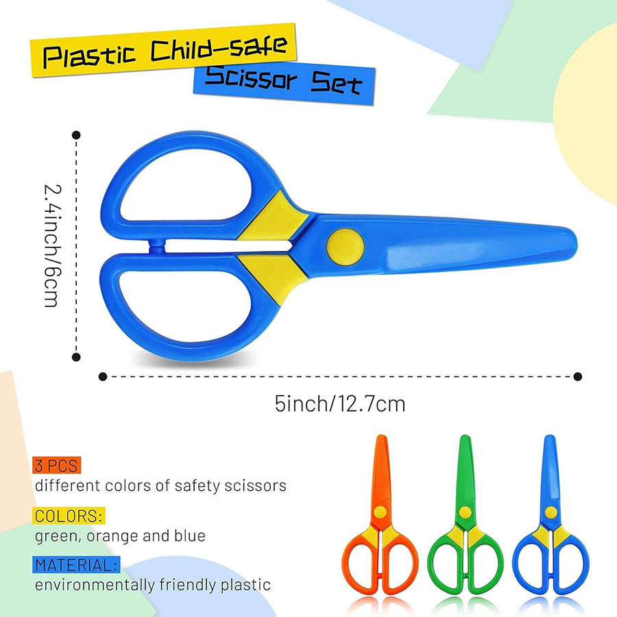 Gunting Plastik Pengaman Ujung - Art Craft For Preschool ulasan dan harga