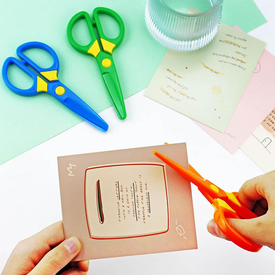 Gunting Plastik Pengaman Ujung - Art Craft For Preschool ulasan dan harga