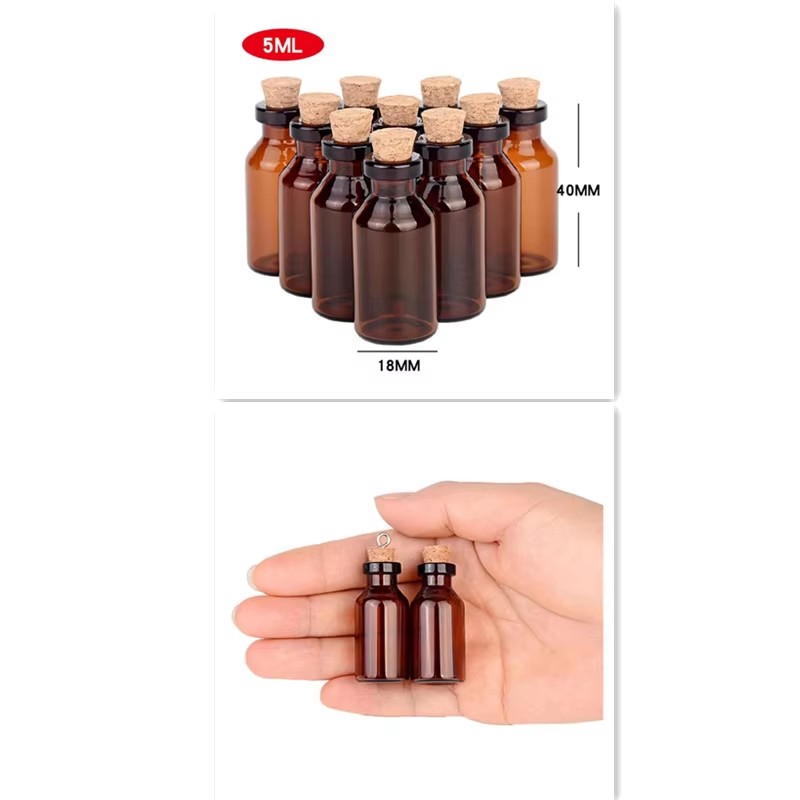200 Buah Botol Kaca Amber Keci - Art Craft Zoo ulasan dan harga