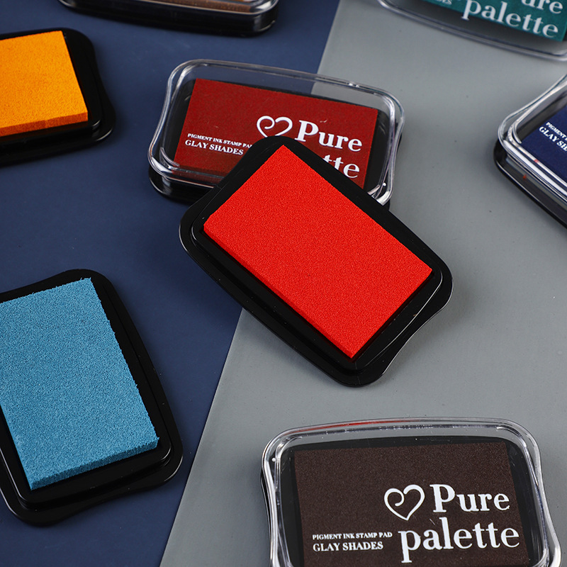 12 Warna Ukuran Besar Bantalan - Rubber Stamp Blank ulasan dan harga