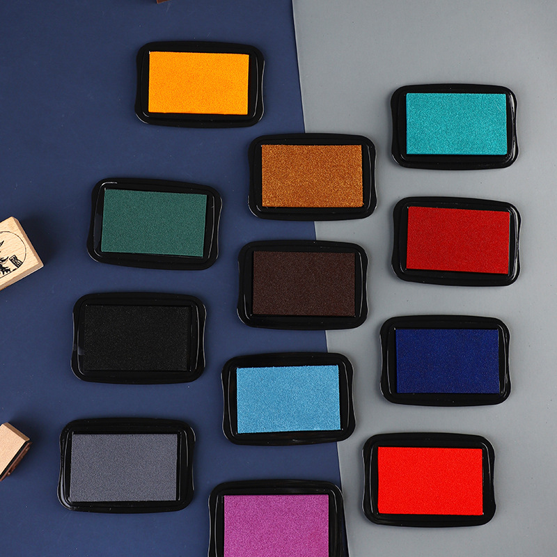 12 Warna Ukuran Besar Bantalan - Rubber Stamp Blank ulasan dan harga