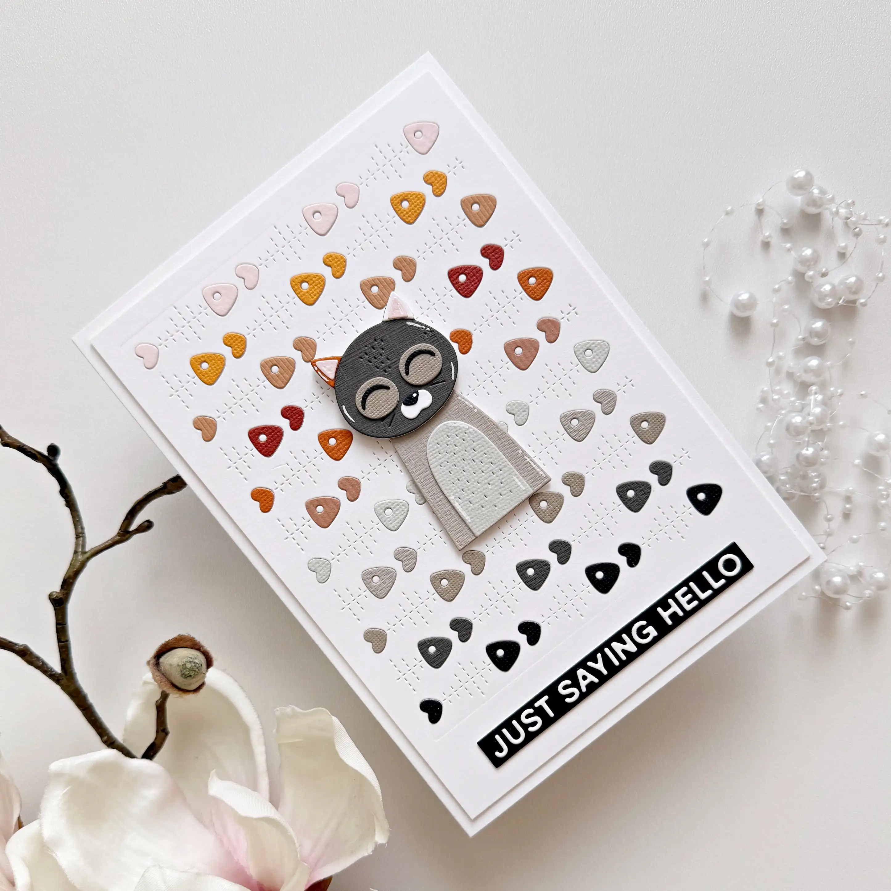 Pemotongan Kucing Burung Hantu - Rubber Stamp Blank ulasan dan harga