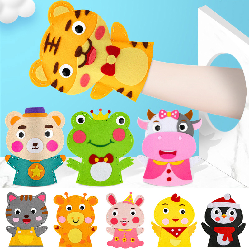 Boneka Tangan Hewan Kartun Luc - Art Craft For 3 Year Old ulasan dan harga