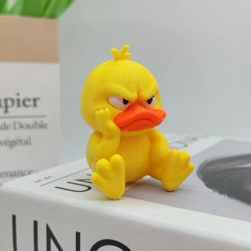 Patung Bebek Kuning Marah 3D P - Art Craft Duck ulasan dan harga