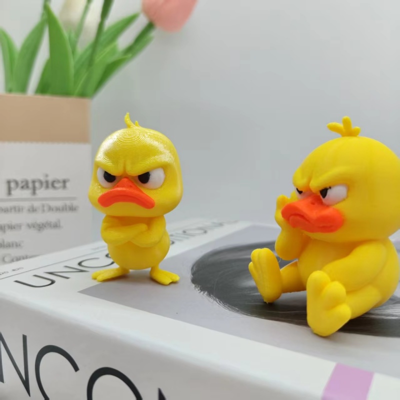 Patung Bebek Kuning Marah 3D P - Art Craft Duck ulasan dan harga