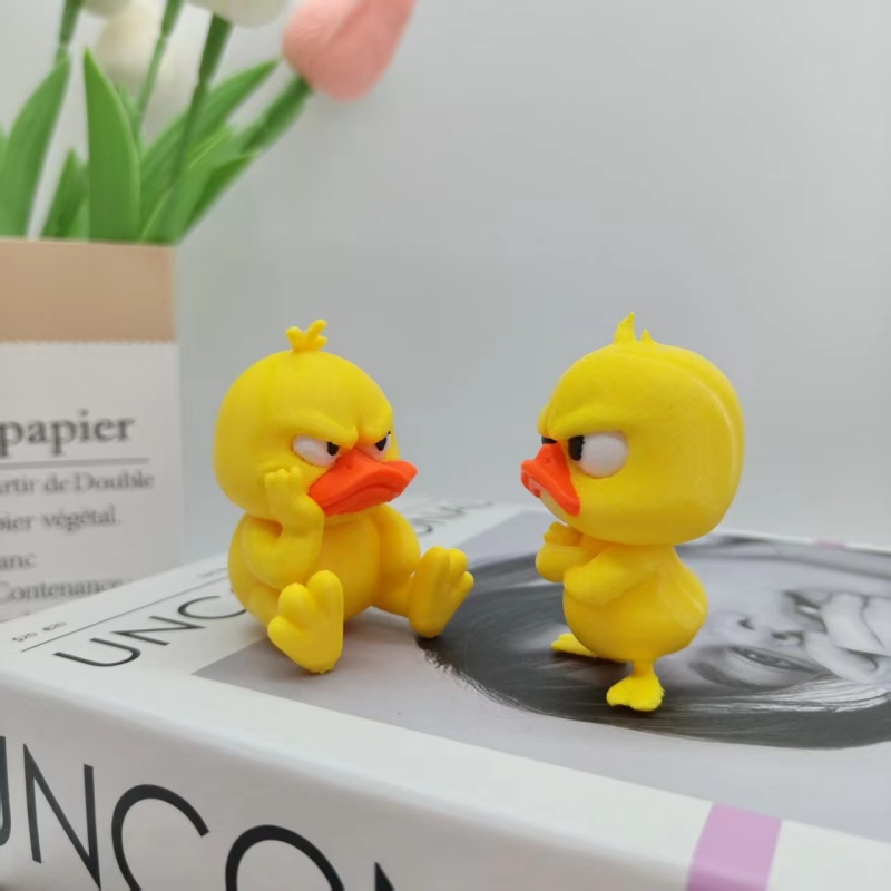 Patung Bebek Kuning Marah 3D P - Art Craft Duck ulasan dan harga