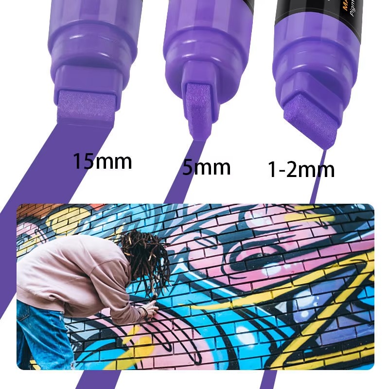 Set Pena Spidol Cat Akrilik 10 - Art Craft Jumbo ulasan dan harga