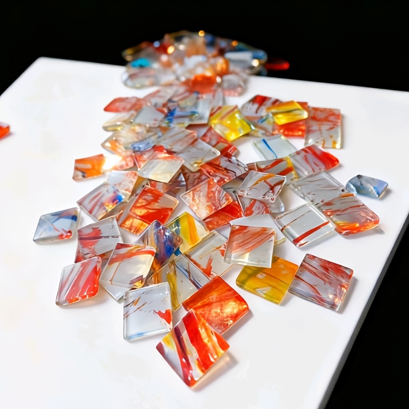 100g mosaik persegi yang diluk - Art Craft Bar ulasan dan harga