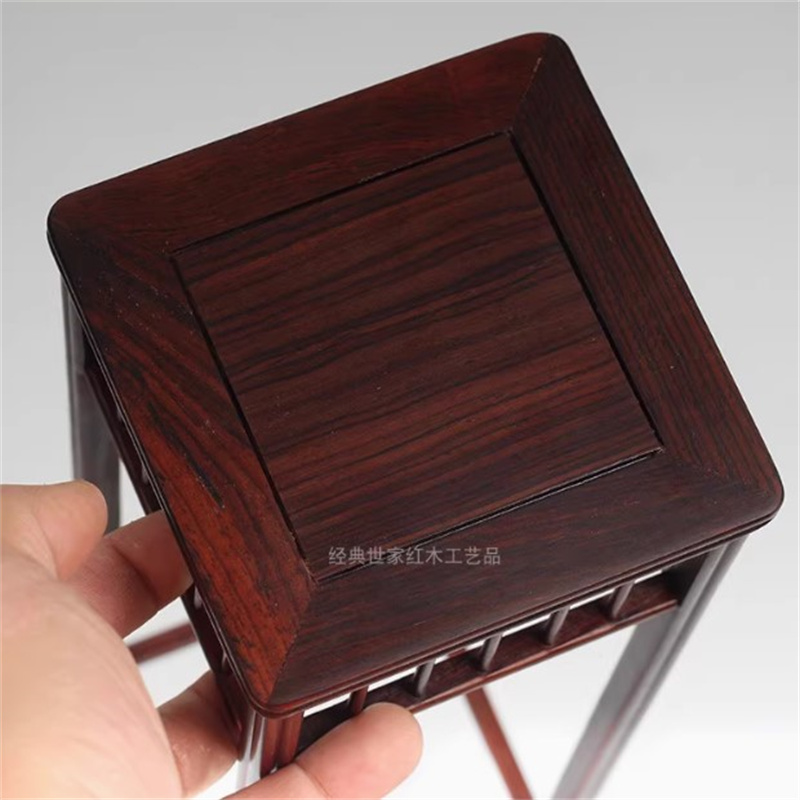 Alas Dekorasi kayu merah, dasa - Art Craft Vase ulasan dan harga