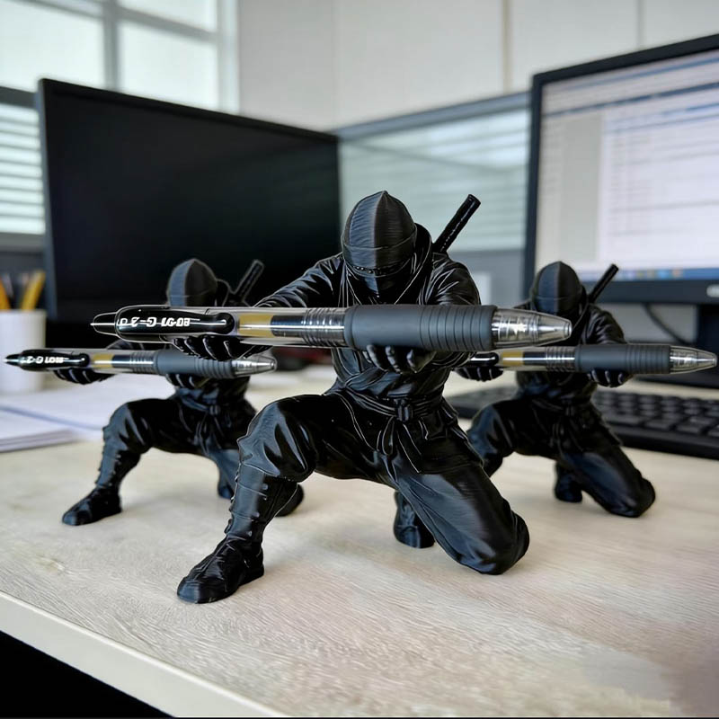 Tempat Pensil Ninja Cetak 3D u - Unique Art Craft ulasan dan harga