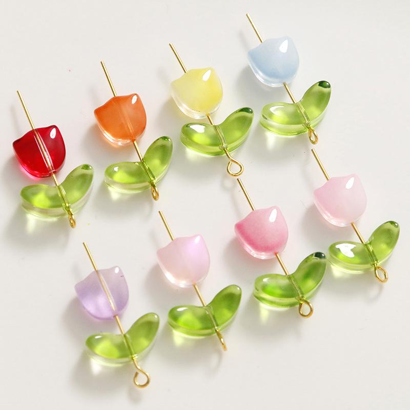 Manik-manik Bunga Lampwork 30P - The Art And Craft Of Jewelry ulasan dan harga