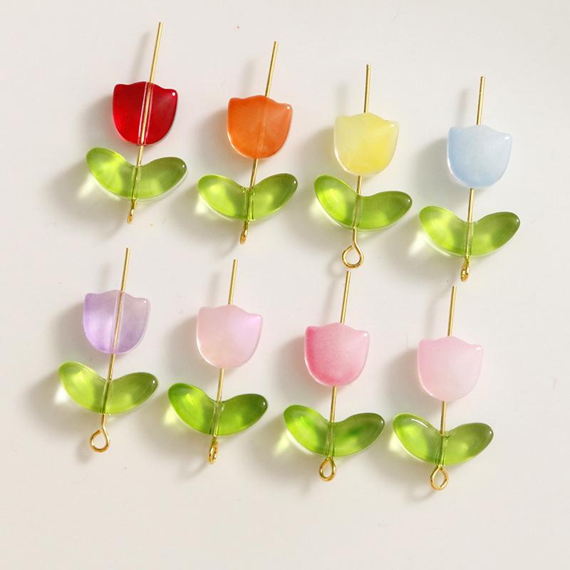 Manik-manik Bunga Lampwork 30P - The Art And Craft Of Jewelry ulasan dan harga