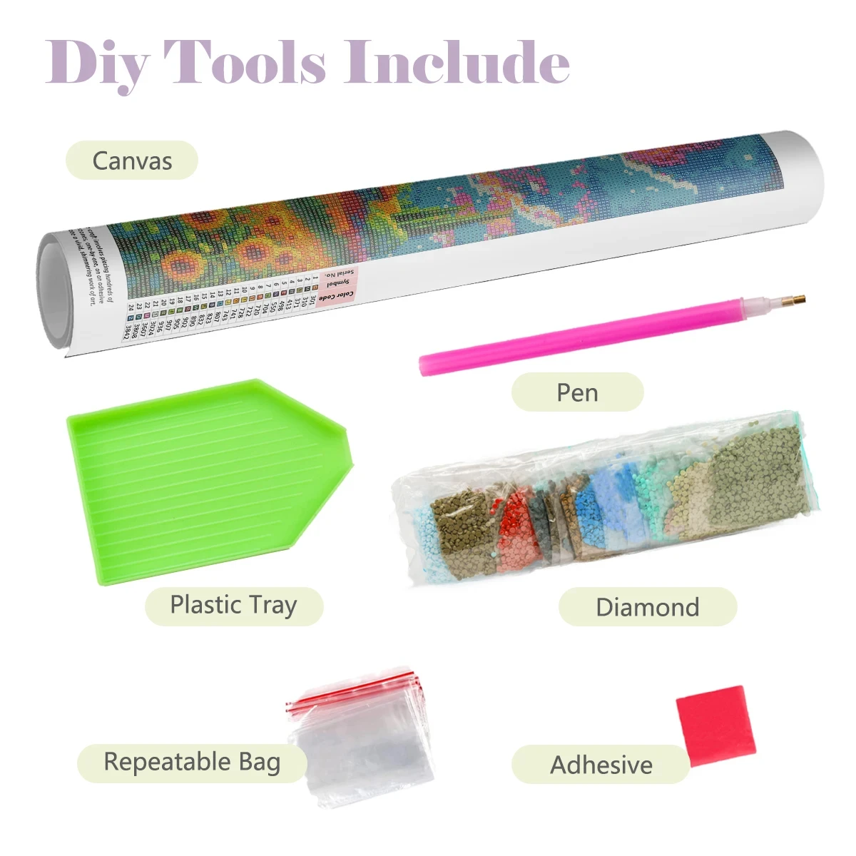 Kit Lukisan Berlian 5D DIY Pem - Art Craft Bakery ulasan dan harga