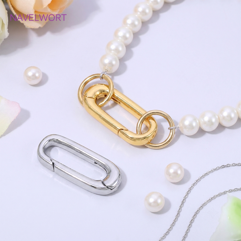 1/2/4Pcs Penjepit Oval Berlapi - Art Craft Diy ulasan dan harga