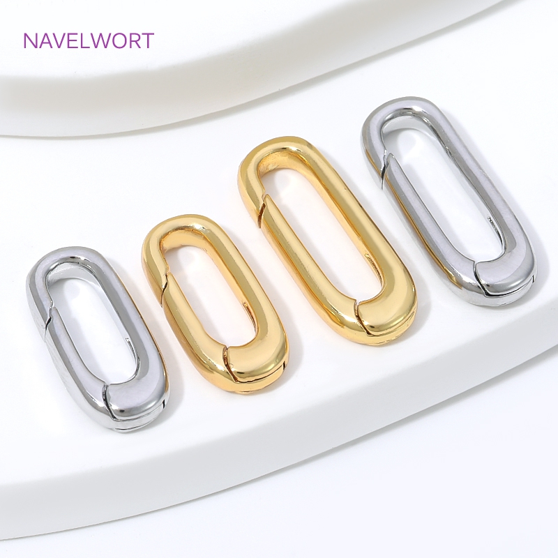 1/2/4Pcs Penjepit Oval Berlapi - Art Craft Diy ulasan dan harga