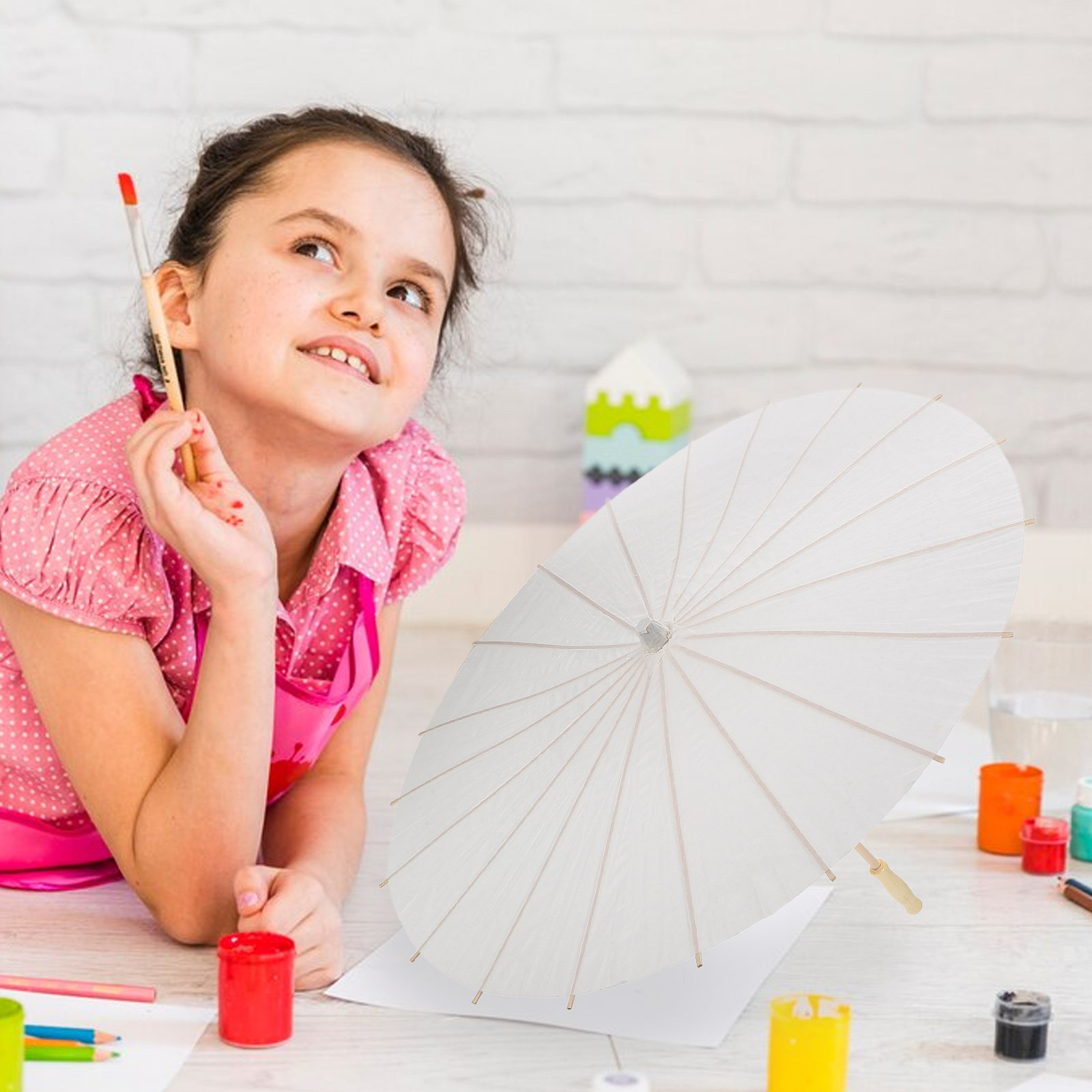 Payung Kertas DIY untuk Anak-A - Art Craft Umbrella ulasan dan harga