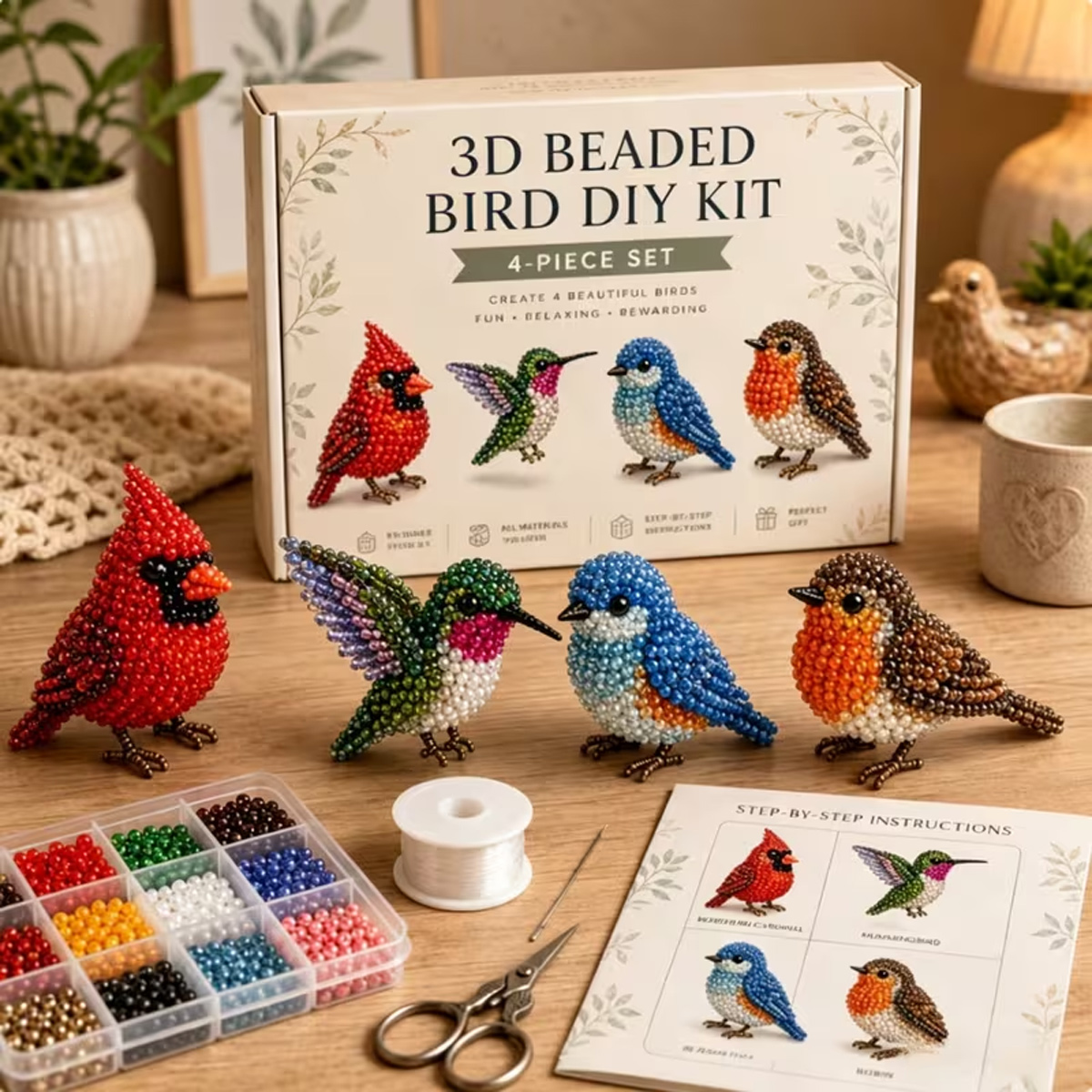 Kit DIY Hewan 3D Mini Berbahan - The Art And Craft Of Jewelry ulasan dan harga