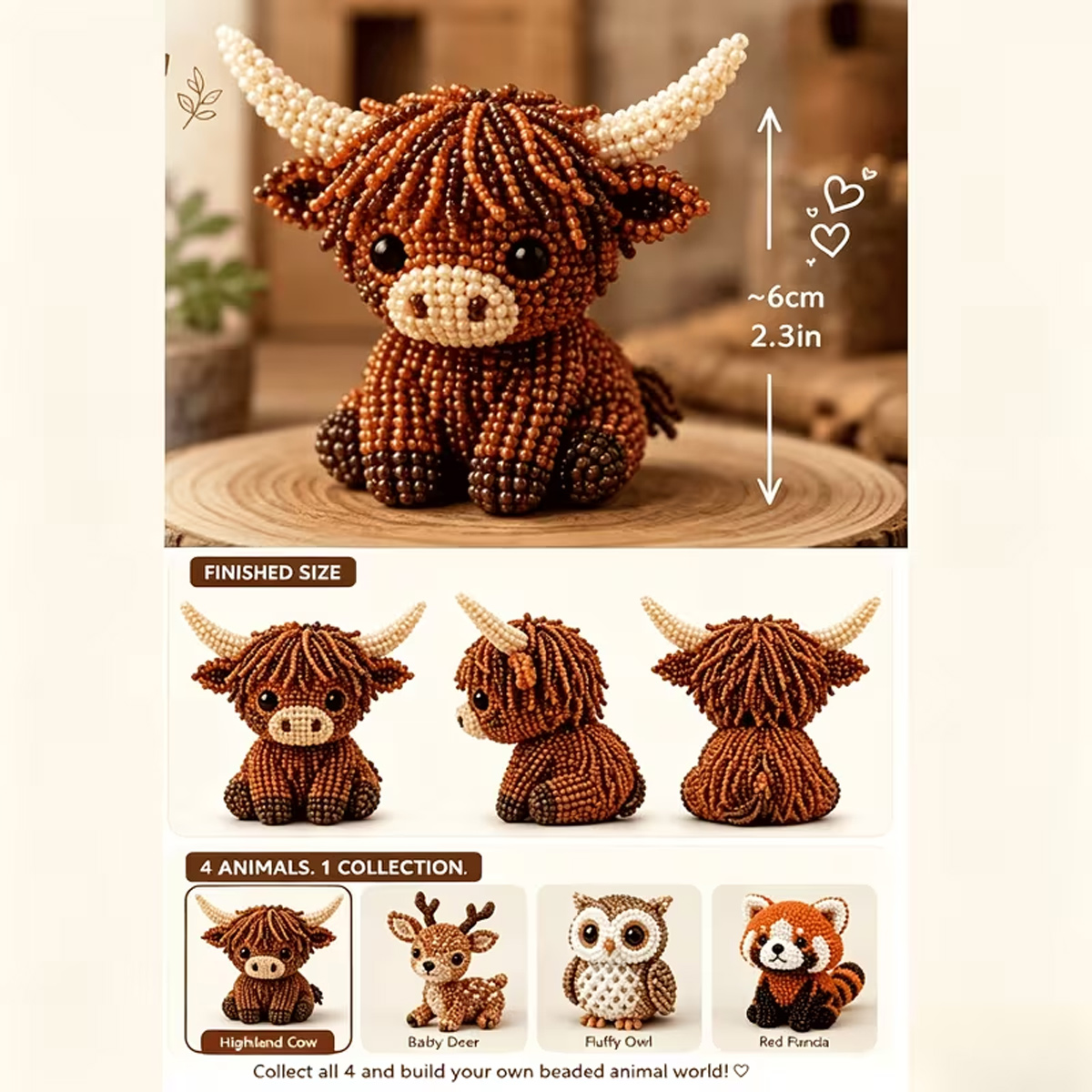 Kit DIY Hewan 3D Mini Berbahan - The Art And Craft Of Jewelry ulasan dan harga