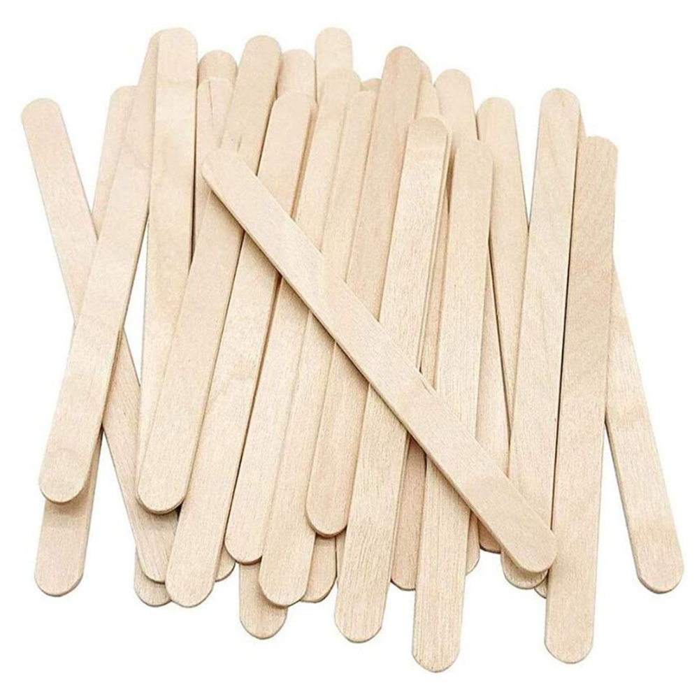 50pcs 11.4cm Tongkat Kayu Alam - Art Craft Jumbo ulasan dan harga